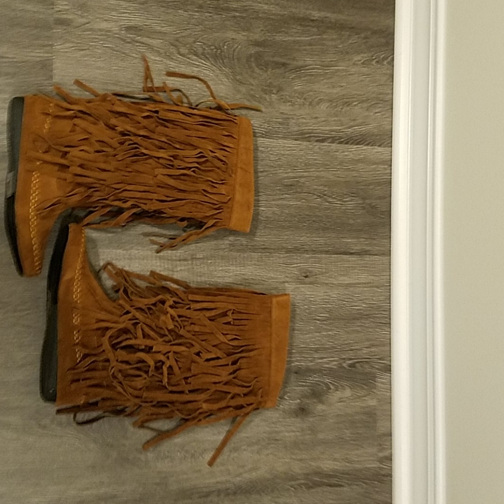 Mudd Fringe Boots - image 2